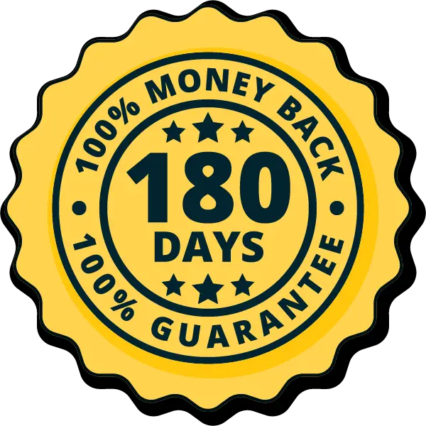 180 Day Money Back Gurantee 